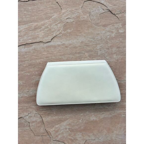 vintage charles jourdan bag Ivory Clutch TG - Picture 4 of 6